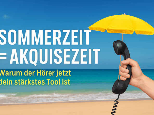Sommerzeit ist Akquisezeit – jetzt zum Hörer greifen?