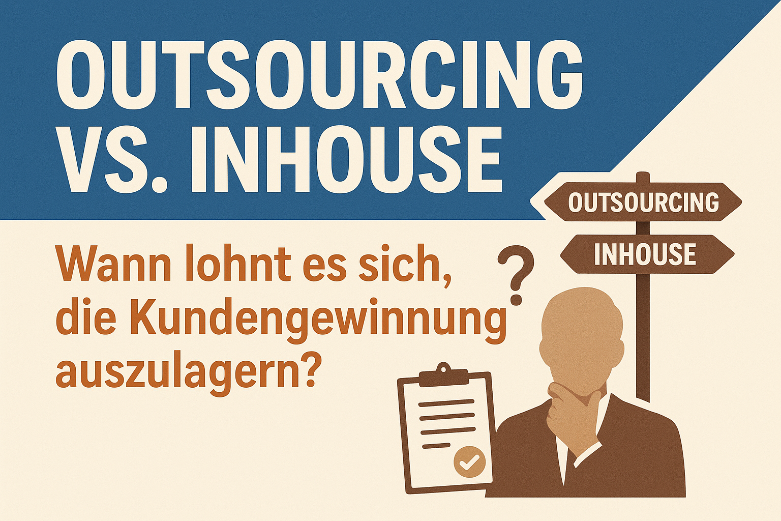 Vertrieb: Outsourcing vs. Inhouse