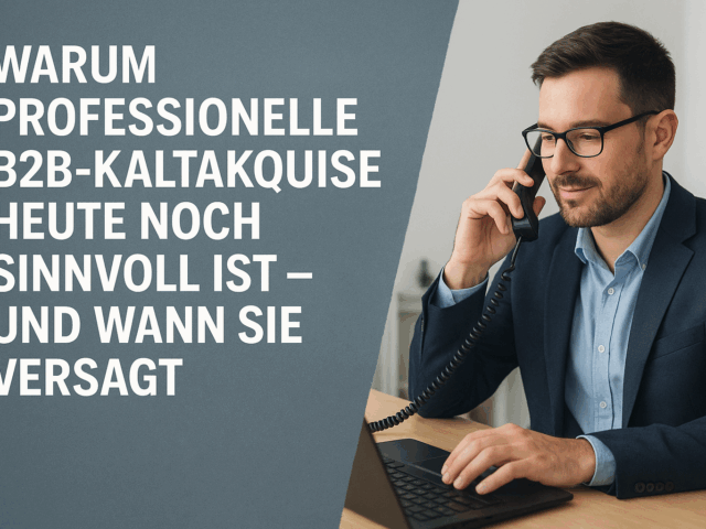 Warum B2B-Kaltakquise versagt